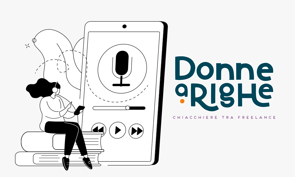 Persone che ascoltano il podcast Donne. arighe